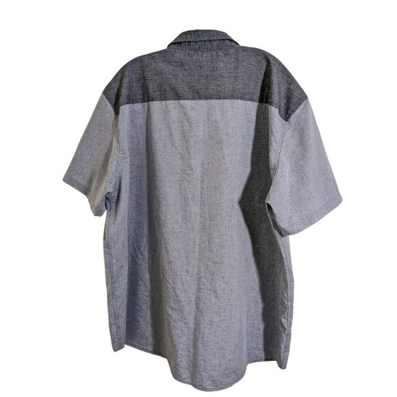 Molokai Surf Co Shirt Mens 2XL Gray Cotton Blend Short Sleeve Regular Fit Pocket - Picture 2 of 7
